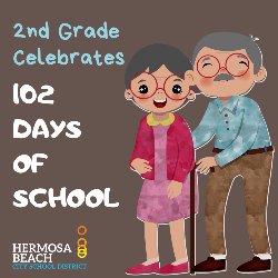 2nd Grade Celebrates 102 Days of School